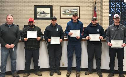 WJ maintenance completes OSHA course